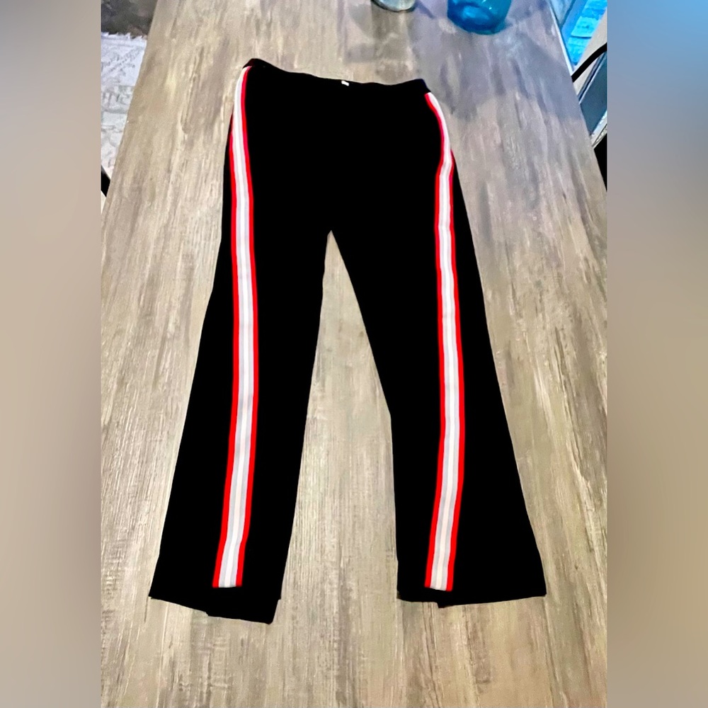 Pinstripe sporty pants